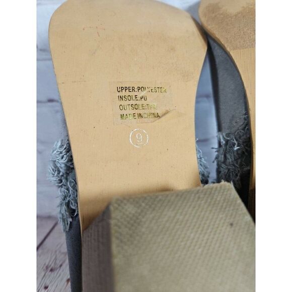 Journee Collection Maxie Frindge Ankle Bootie Faix Suede Women's Size 9 - Picture 8 of 8